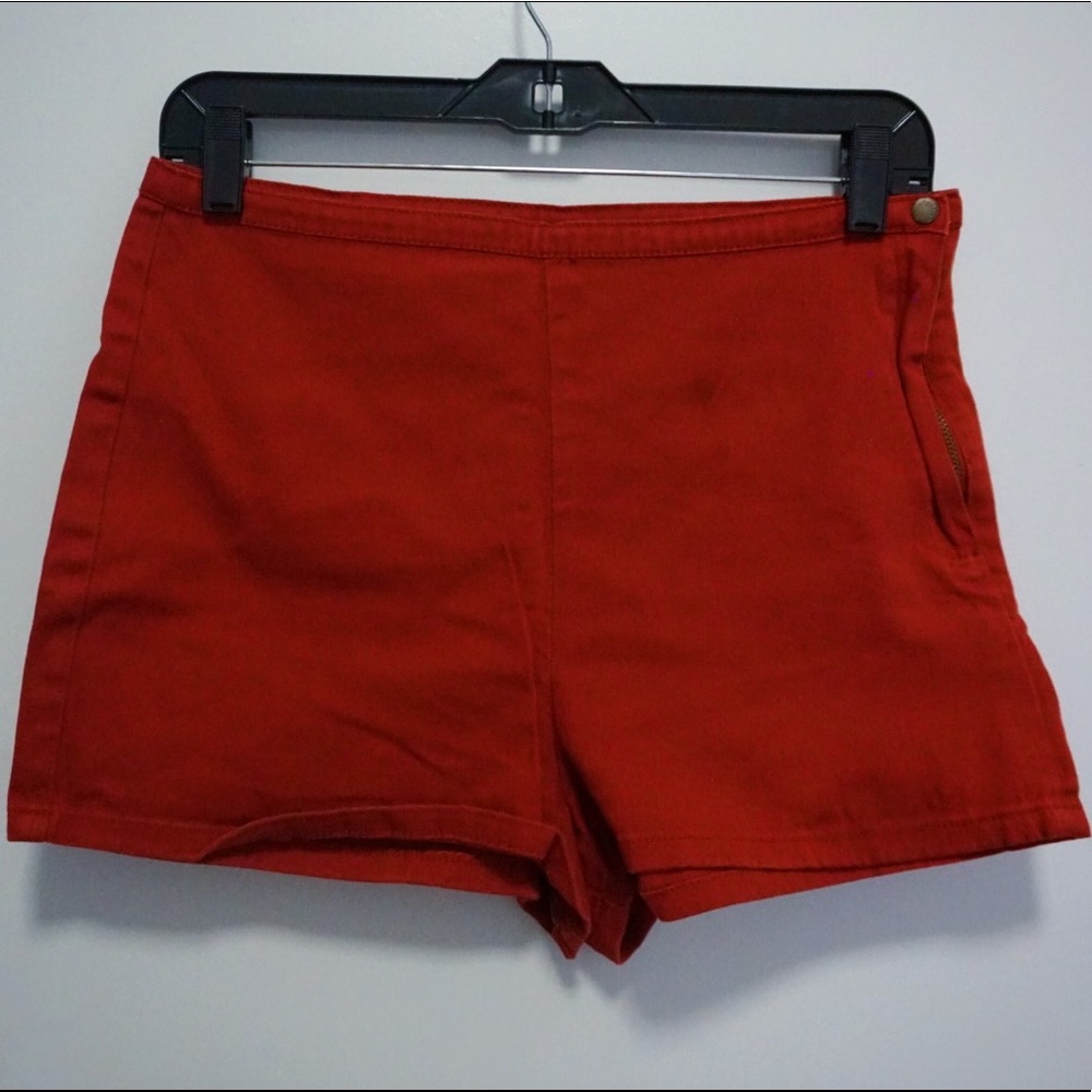 No Brand | Burnt Orange High Waist Shorts
